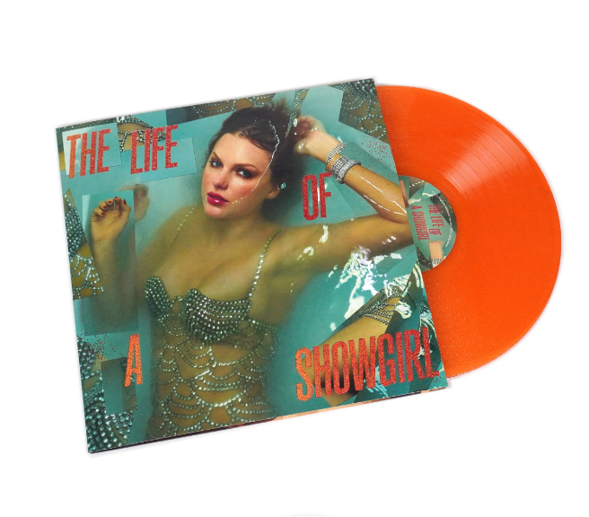 The Life Of A Showgirl (Orange Glitter Colored Vinyl) Vinyl LP