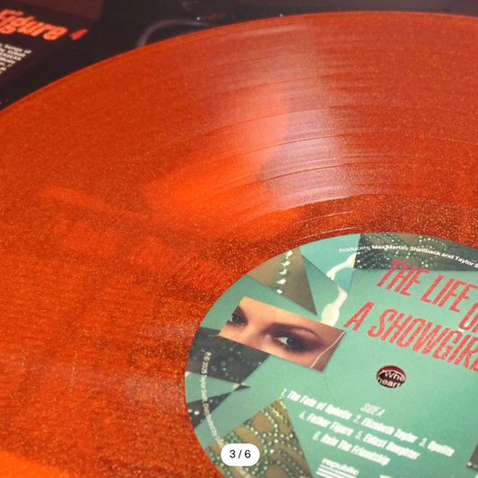 The Life Of A Showgirl (Orange Glitter Colored Vinyl) Vinyl LP